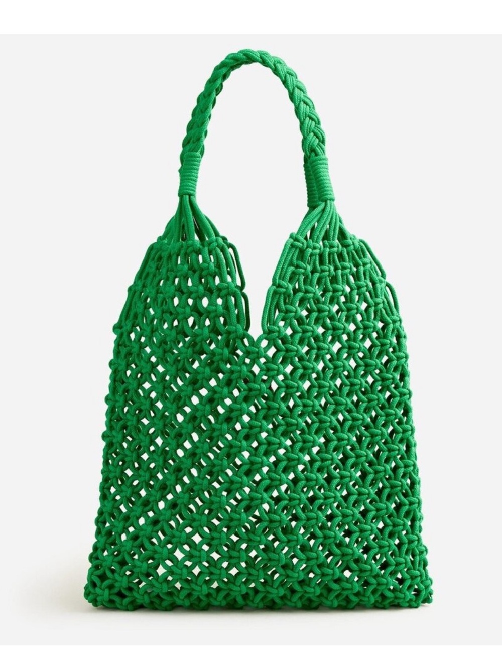 J. Crew Hand-Knotted beach rope tote